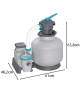 Pompa piaskowa do basenu 11355L/h 58486 Bestway 14451 - zdjęcie 4