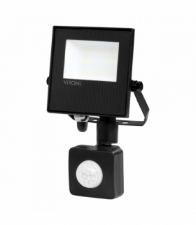 NIVALIS LED naświetlacz z PIR 10 W, 800 lm, IP44, 4000 K Orno FL/R-14