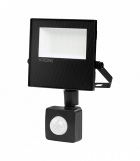 NIVALIS LED naświetlacz z PIR 20 W, 1600 lm, IP44, 4000 K Orno FL/R-15