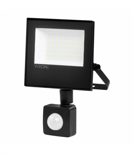 NIVALIS LED naświetlacz z PIR 30 W, 2400 lm, IP44, 4000 K Orno FL/R-16