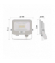 Naświetlacz LED GLARO 10W, biały, IP65, 1000 lm, neutralna biel EMOS ZS2214W - zdjęcie 7