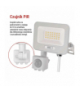 Naświetlacz LED GLARO PIR 20 W, biały, IP54, 2000 lm, neutralna biel EMOS ZS2324W - zdjęcie 9