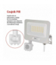 Naświetlacz LED GLARO PIR 30 W, biały, IP54, 3000 lm, neutralna biel EMOS ZS2334W - zdjęcie 9