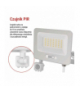 Naświetlacz LED GLARO PIR 50 W, biały, IP54, 5000 lm, neutralna biel EMOS ZS2344W - zdjęcie 9