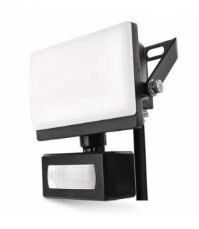 Naświetlacz LED TAMBO EVO z czujnikiem PIR, 10 W, 1000 lm, IP65, czarny EMOS Lighting ZS2914