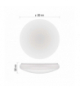 Oprawa sufitowa LED TIVI, MW sensor, okrągła biała 12,5W, IP44, neutralna biel, czujnik MW EMOS ZM3408M - zdjęcie 5
