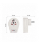 Adapter podróżny do Europy Centralnej, biały, 1×USB-C, 1×USB-A SKROSS P0055U - zdjęcie 16
