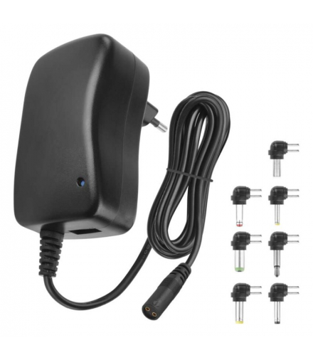Zasilacz impulsowy 1000mA z wymiennymi końcówkami, USB EMOS N3111N
