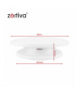 Patera obrotowa do tortu 28cm + 3 szpatułki do dekoracji ciast Zortiva 19403 - zdjęcie 3