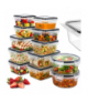 Pojemniki na żywność, zestaw 12szt. BPA Free, Lunchbox, mikrofala, zmywarka, zamrażarka, Zortiva 19414 - zdjęcie 33