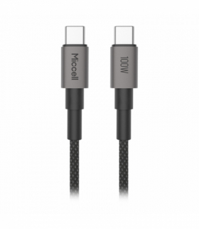 Kabel USB-C - USB-C Miccell VQ-D34, 100W, 1,2m, czarny Orno VQ-D34-005988