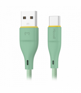 Kabel USB-A - USB-C Miccell VQ-D06, 2,4A, 1m, zielony Orno VQ-D06-004039