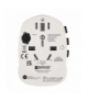 Adapter podróżny do Ameryki, Afryki i Azji, biały, 1×USB-C, 1×USB-A SKROSS P0056U - zdjęcie 7