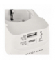 Adapter podróżny do Ameryki, Afryki i Azji, biały, 1×USB-C, 1×USB-A SKROSS P0056U - zdjęcie 15