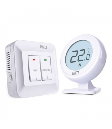 Ręczny termostat pokojowy, bezprzewodowy, P5618 EMOS P5618