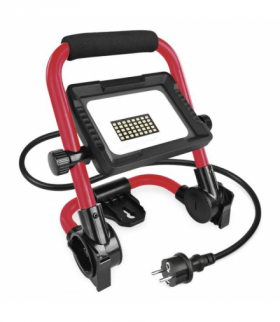Naświetlacz LED ELION 20W, czerwony-czarny, IP65, 3000 lm, neutralna biel EMOS Lighting ZS3323
