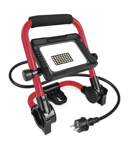 Naświetlacz LED ELION 20W, czerwony-czarny, IP65, 3000 lm, neutralna biel EMOS Lighting ZS3323