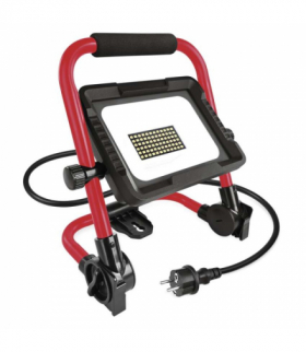 Naświetlacz LED ELION 30W, czerwony-czarny, IP65, 4800 lm, neutralna biel EMOS Lighting ZS3333