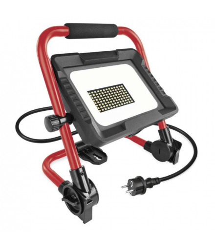 Naświetlacz LED ELION 50W, czerwony-czarny, IP65, 8000 lm, neutralna biel EMOS Lighting ZS3343
