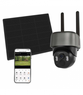 GoSmart Kamera zewnętrzna IP-6100G HAWK z 4G LTE, akumulatorem i panelem solarnym EMOS H4168
