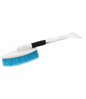 Szczotka zmiotka skrobaczka do szyb śniegu lodu PREMIUM M1 ABS teleskopowa 660-890 mm AMiO 02467