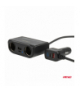Rozdzielacz gniazda zapalniczki z ładowarką USB-C USB-A QC3.0 PD3.0 120W AMiO 04837 - zdjęcie 4