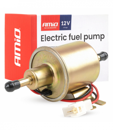 Elektryczna przepływowa pompa do paliwa 8mm 12V AMiO 04924