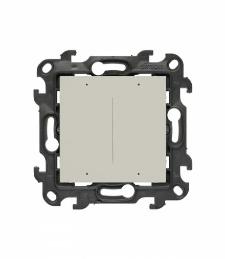 Sterownik podwójny oświetleniowy z wbudowanym pomiarem energii, sterowany smartfonem Wi-Fi - SWITCH D, 2 x 6A, IP20, kaszmirowy Simon 24 NEW2W.01/42