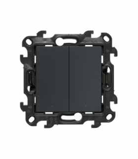 Łącznik świecznikowy z podświetleniem LED do wersji IP44, grafitowy mat Simon 24 NW5L2.01/38