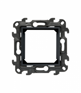 Adapter (przejściówka) na osprzęt standardu 45×45 mm, IP20, grafitowy mat Simon 24 NA45.01/38