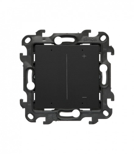 Ściemniacz do żarówek LED-owych, sterowany smartfonem [Wi-Fi] DIMMER W, czarny mat Simon 24 NESL1W.01/49