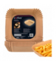Wkład do Air Fryer, papierowy, silikonowany do frytownicy 23x23cm 100szt. Zortiva 19417 - zdjęcie 11