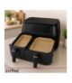 Wkład do Air Fryer, papierowy, silikonowany do frytownicy podwójnej 20x20cm - 100szt. + 19.5x13cm - 50szt. Zortiva 19418 - zdjęcie 20