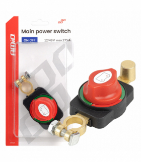 Główny wyłącznik prądu hebel akumulatora 12V-48V max 275A AMiO 04830