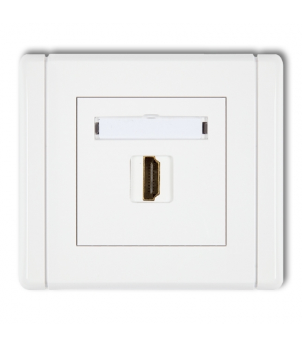 FLEXI Gniazdo pojedyncze HDMI 2.0 Karlik FHDMI-1
