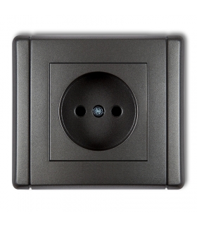 FLEXI Gniazdo pojedyncze bez uziemienia 2P (przesłony torów prądowych) Karlik 11FGP-1p