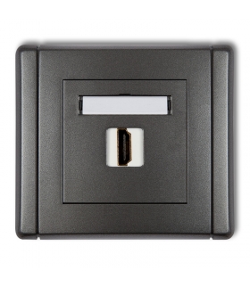 FLEXI Gniazdo pojedyncze HDMI 2.0 Karlik 11FHDMI-1