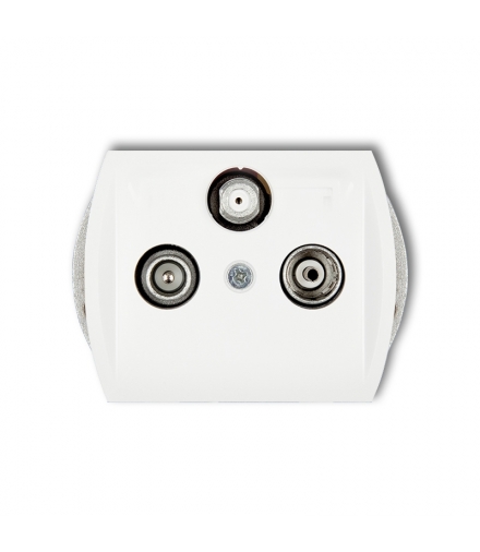 TREND Mechanizm gniazda abonenckiego RTV-SAT przelotowego 10dB Karlik GSP