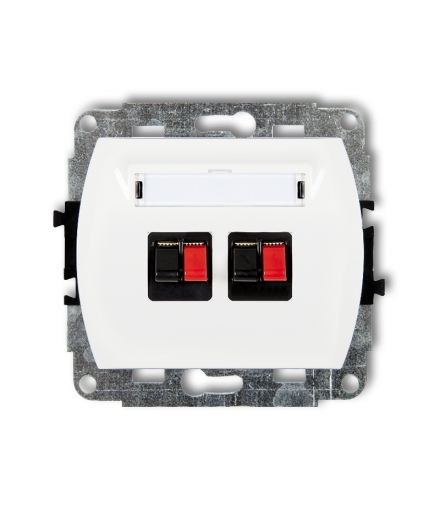 TREND Mechanizm gniazda głośnikowego podwójnego Karlik GG-2