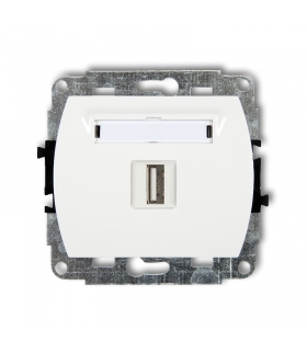 TREND Mechanizm gniazda pojedynczego USB A-A 2.0 Karlik GUSB-1