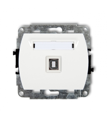 TREND Mechanizm gniazda pojedynczego USB A-B 2.0 Karlik GUSB-3