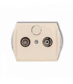 TREND Mechanizm gniazda abonenckiego RTV przelotowego 15dB Karlik 1G15P