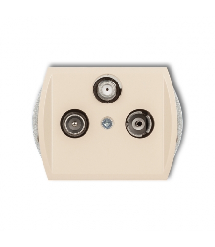 TREND Mechanizm gniazda abonenckiego RTV-SAT przelotowego 10dB Karlik 1GSP