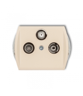 TREND Mechanizm gniazda abonenckiego RTV-SAT końcowego (2 wejścia antenowe) Karlik 1GST