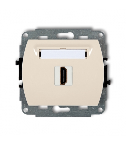 TREND Mechanizm gniazda pojedynczego HDMI 2.0 Karlik 1HDMI-1