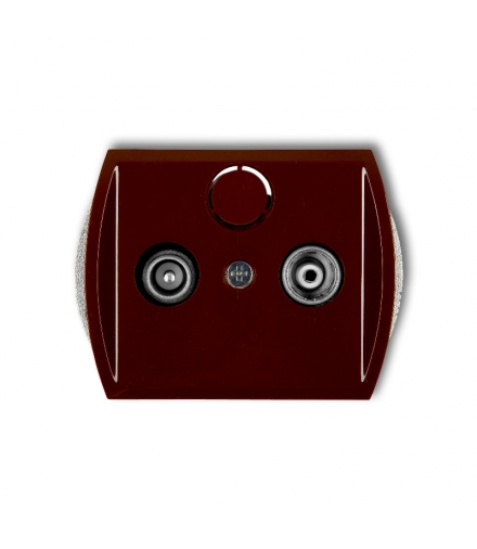 TREND Mechanizm gniazda abonenckiego RTV przelotowego 12dB Karlik 4G12P