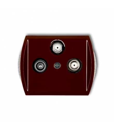 TREND Mechanizm gniazda abonenckiego 2 wyjścia SAT + TV Karlik 4GSN