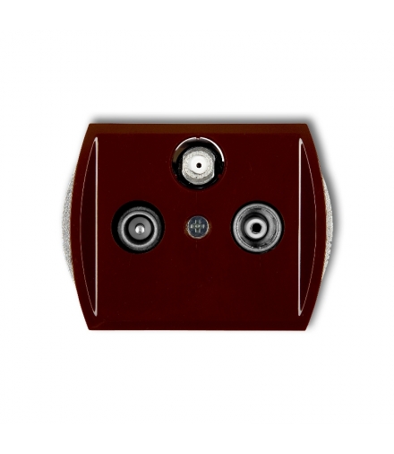 TREND Mechanizm gniazda abonenckiego RTV-SAT końcowego multimedialnego (Internet) Karlik 4GM