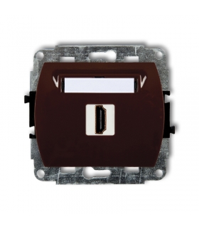 TREND Mechanizm gniazda pojedynczego HDMI 2.0 Karlik 4HDMI-1