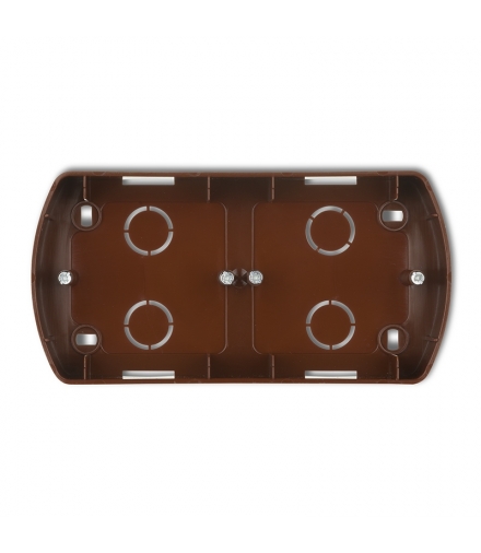 TREND Puszka montażowa pozioma podwójna Karlik 4PTH-2